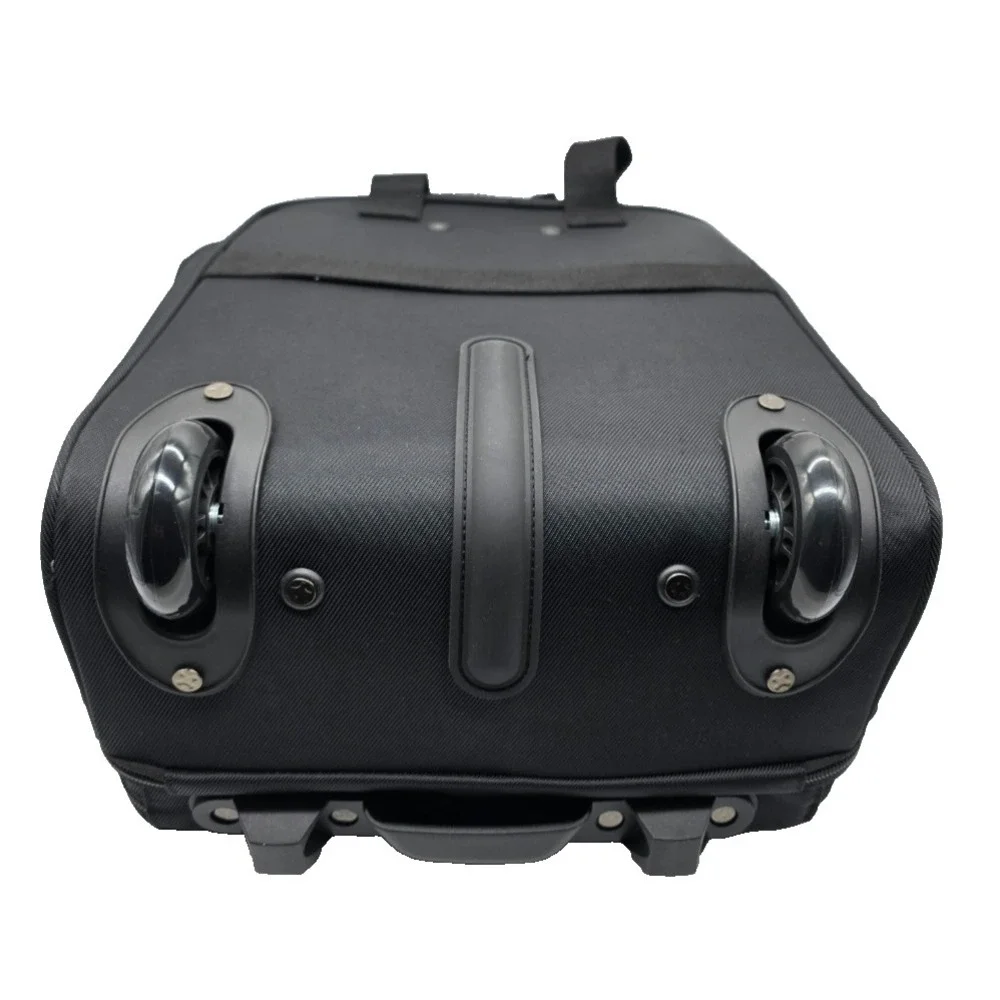 Hanke 16 Inch Under Seat Rolling Carry On Bag Airline Approved Black